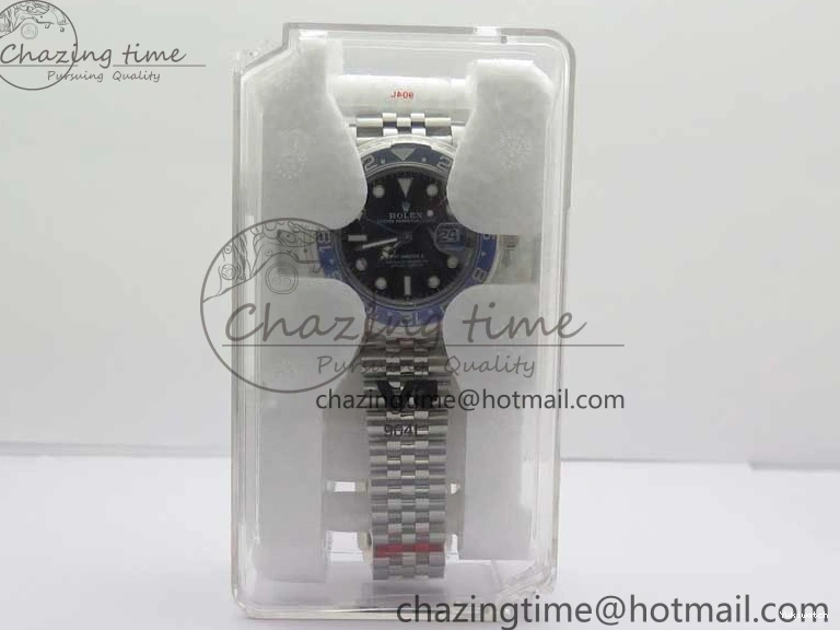 Ceramic 904L Best Edition V2 II SA3285 Steel BLNR 1:1 CHS VRF GMT-Master Blue Black 126710 0207